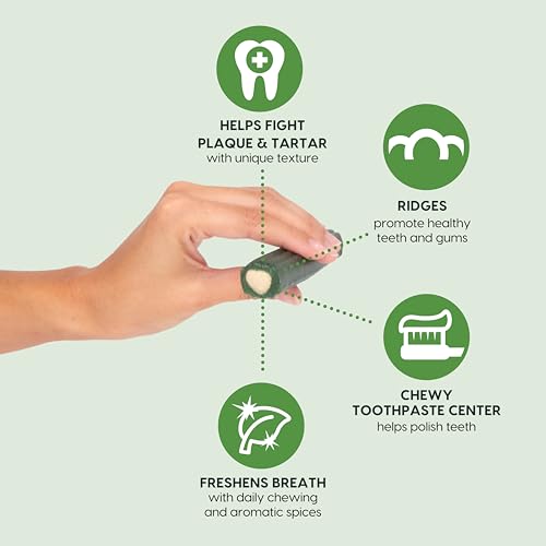 Brushless Dental Chews For Plaque & Fresh Breath