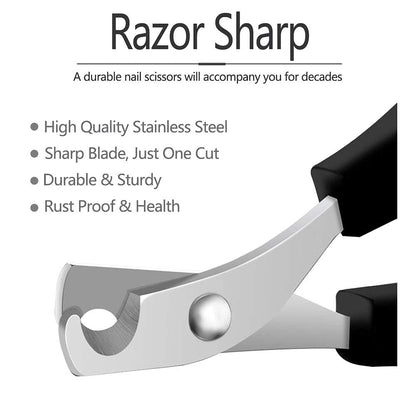 Stainless Steel Pet Nail Clipper For Small Pets