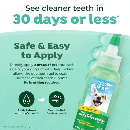 No-Brush Dental Gel For Fresh Dog Breath