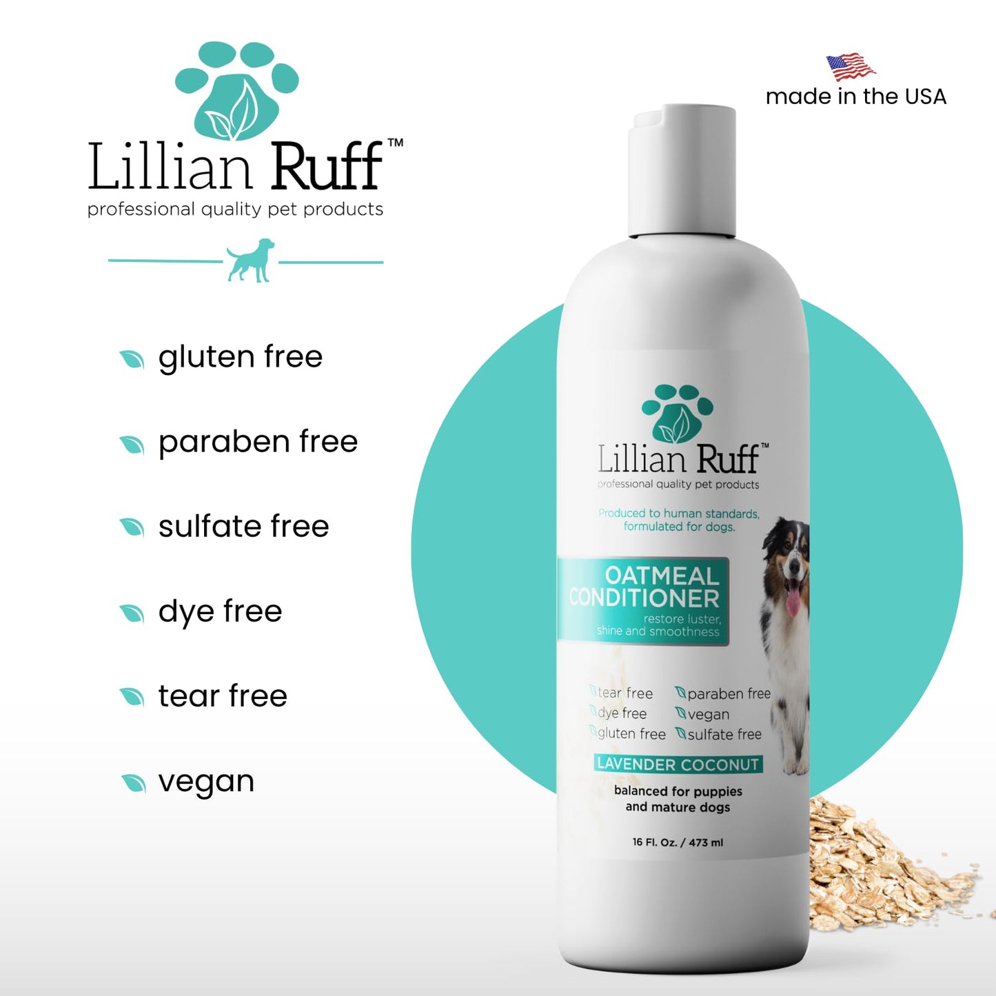 Calming Oatmeal Pet Conditioner For Dry Skin