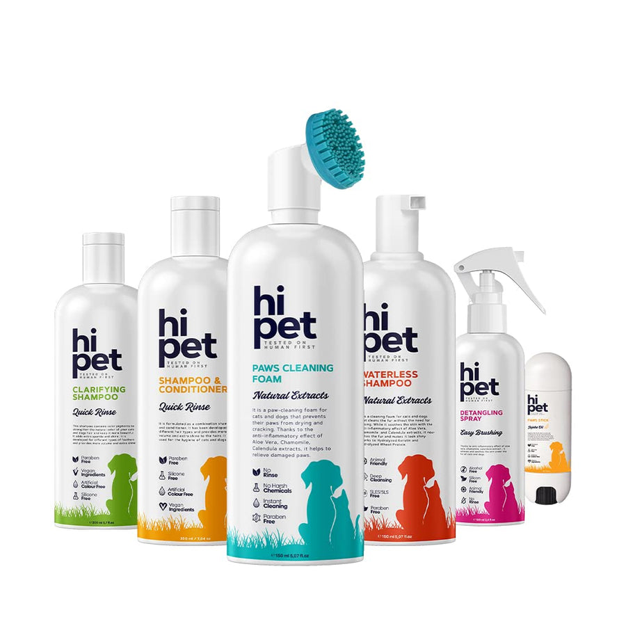 Complete Pet Grooming Kit For Soft Shiny Fur