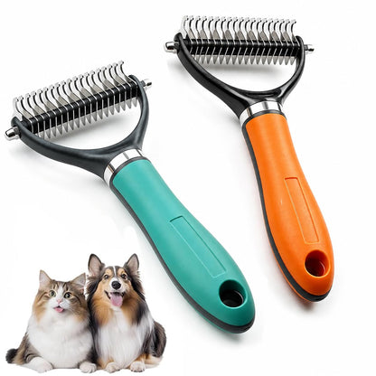Double-Sided Pet Dematting & Deshedding Comb