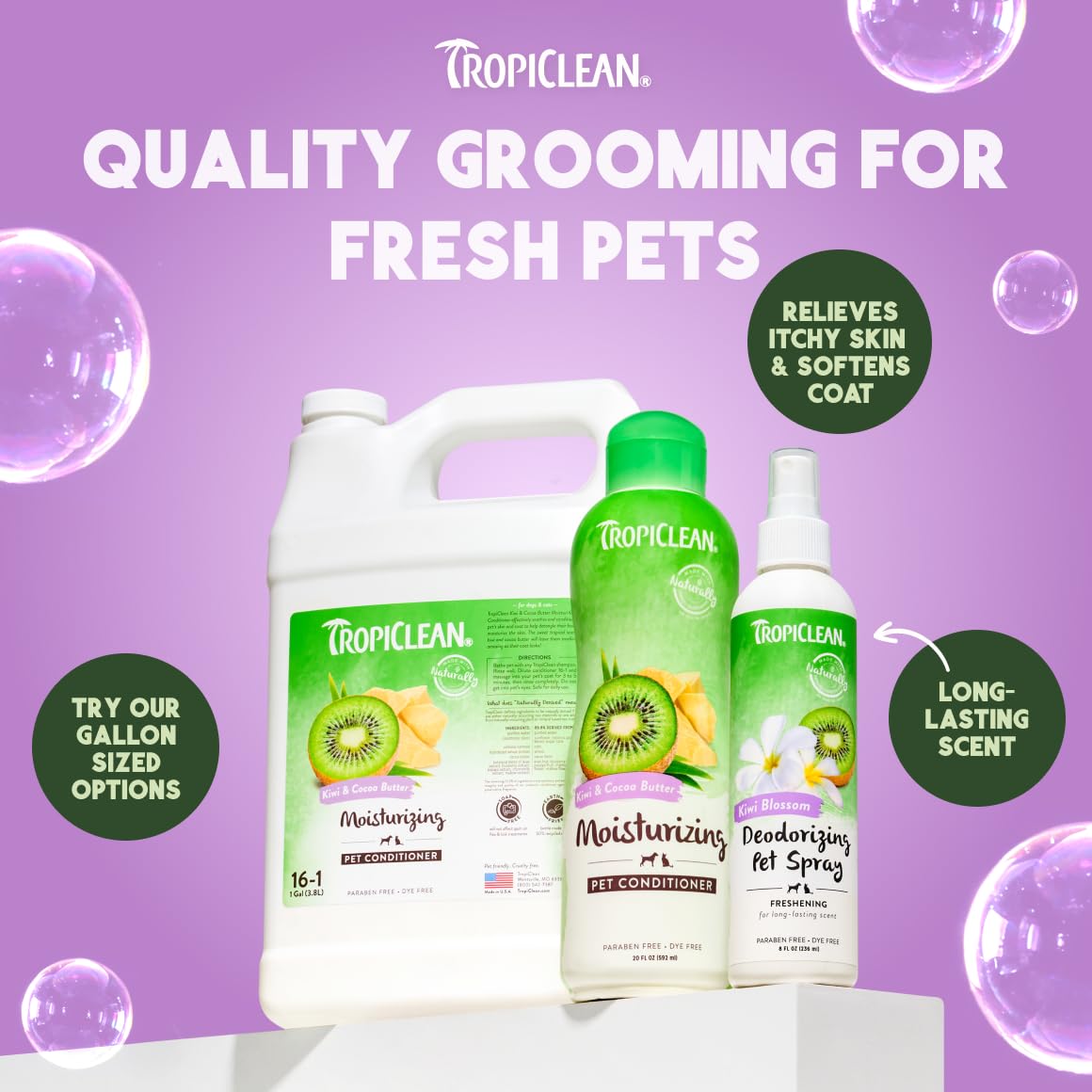 Natural Pet Conditioner For Soft Fresh Coats