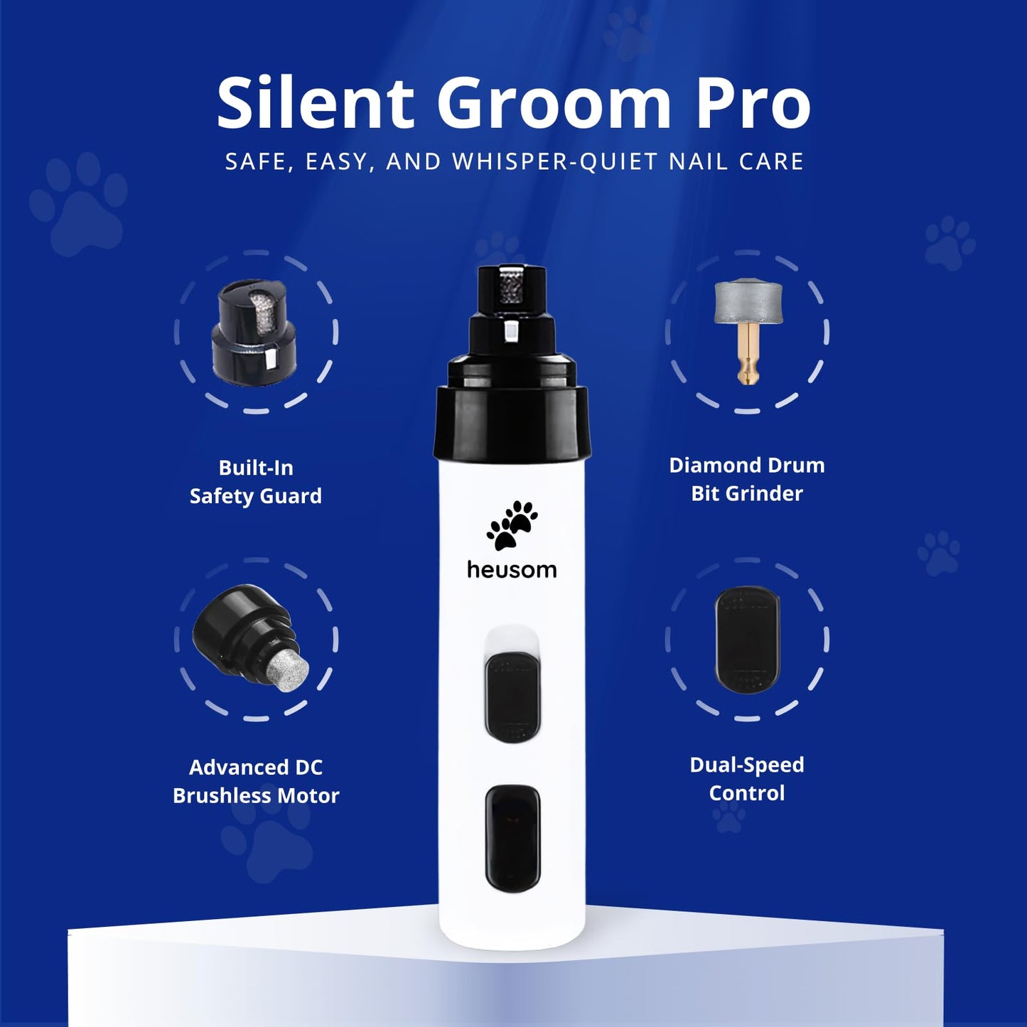 Silent Pet Nail Grinder For Stress-Free Grooming