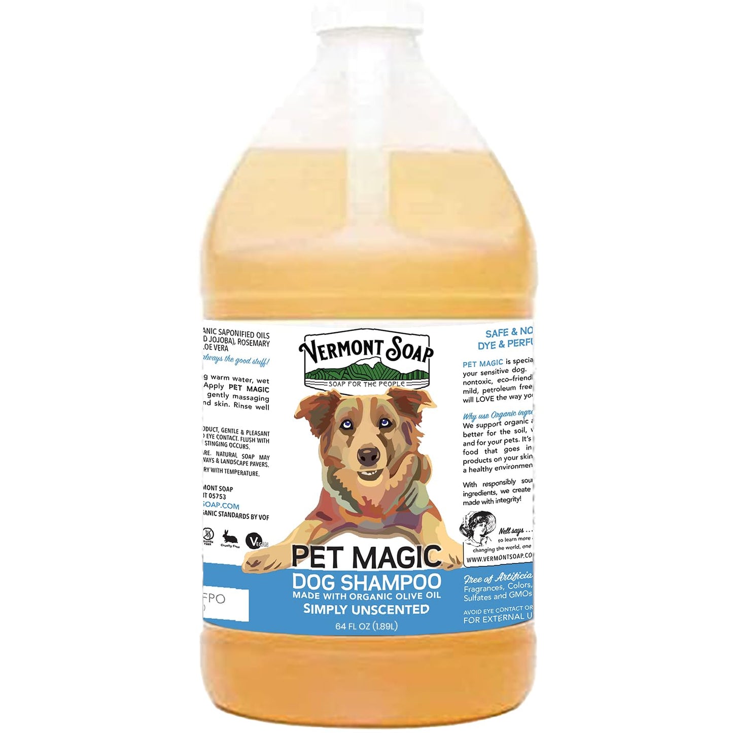 Organic Pet Shampoo For Sensitive Skin Care