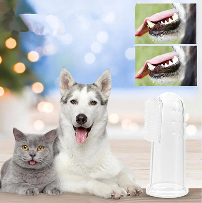 365-Pack Soft Silicone Pet Finger Toothbrush Kit