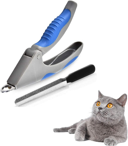 Pet Nail Clipper With Safety Guard & Nail File