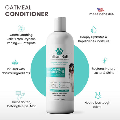 Calming Oatmeal Pet Conditioner For Dry Skin