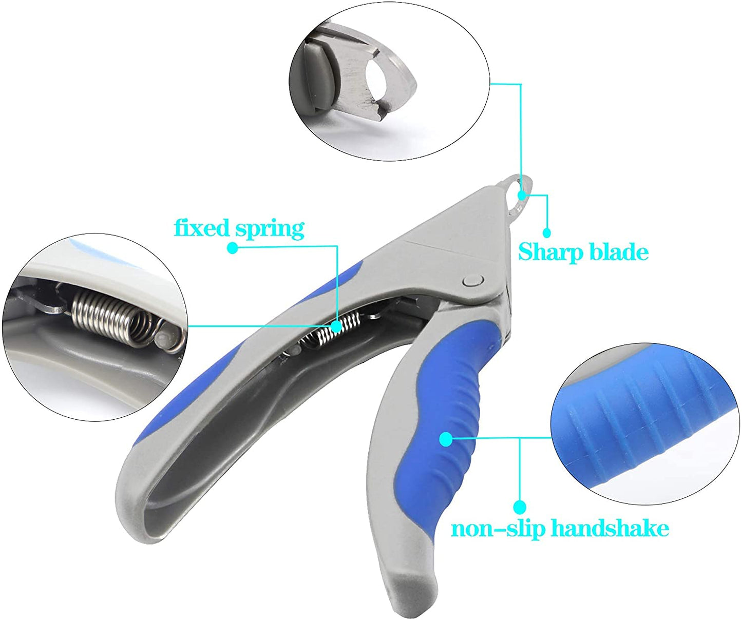 Pet Nail Clipper With Safety Guard & Nail File