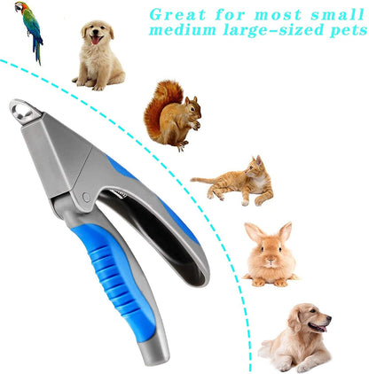 Pet Nail Clipper With Safety Guard & Nail File