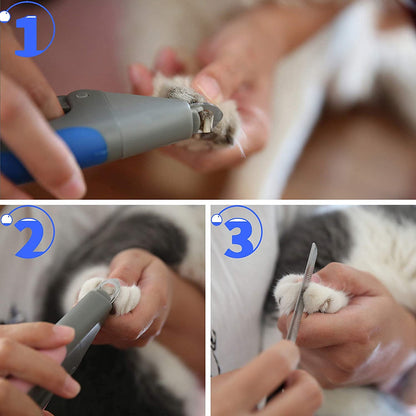 Pet Nail Clipper With Safety Guard & Nail File