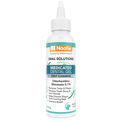 Nootie Medicated Dental Wipes for Dogs