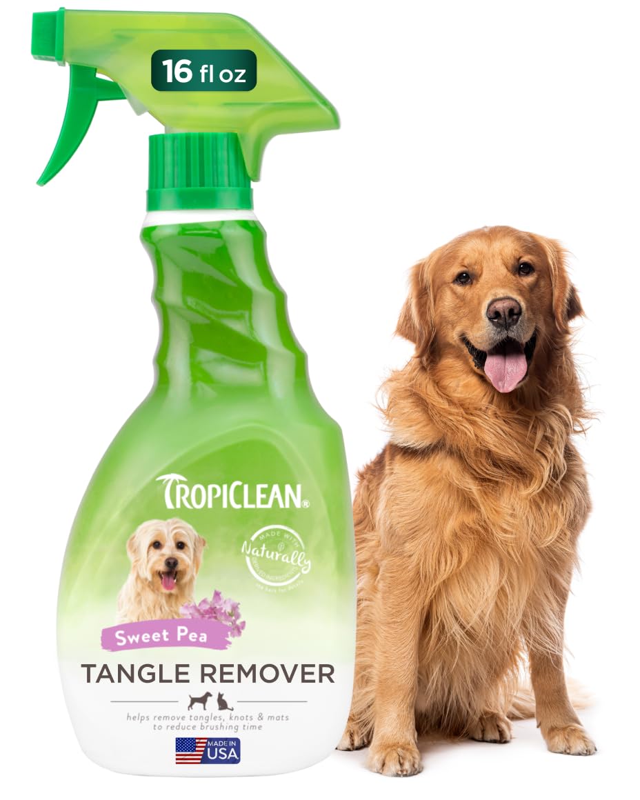 Natural Pet Detangler Spray For Smooth Coats