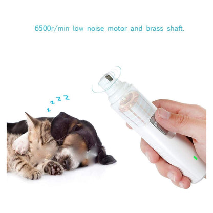 Quiet Pet Nail Grinder & Clipper For All Sizes