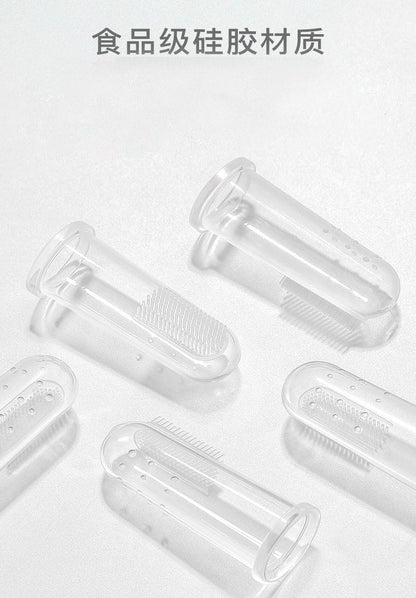 365-Pack Soft Silicone Pet Finger Toothbrush Kit