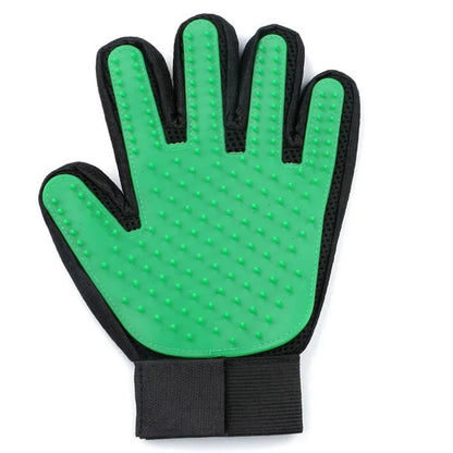 Silicone Pet Grooming Gloves For Shedding Control