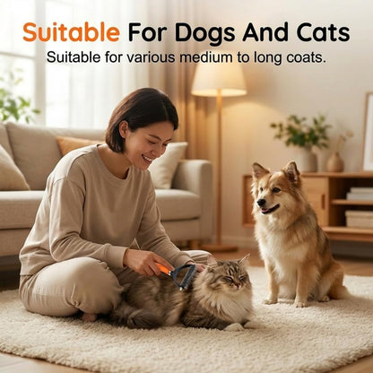 Double-Sided Pet Dematting & Deshedding Comb