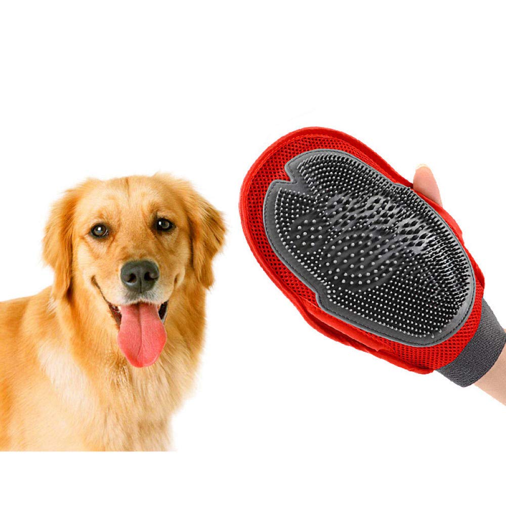 6-Pack Pet Grooming Gloves For Deshedding & Massage