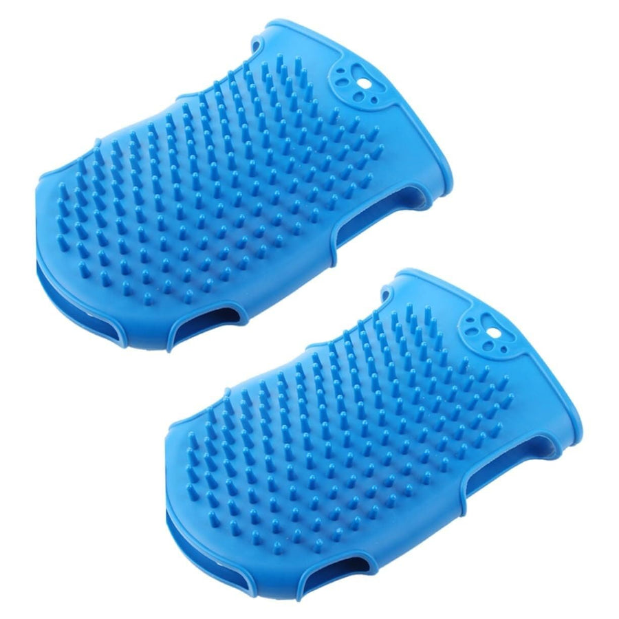 2-Pack Pet Grooming & Deshedding Massage Gloves