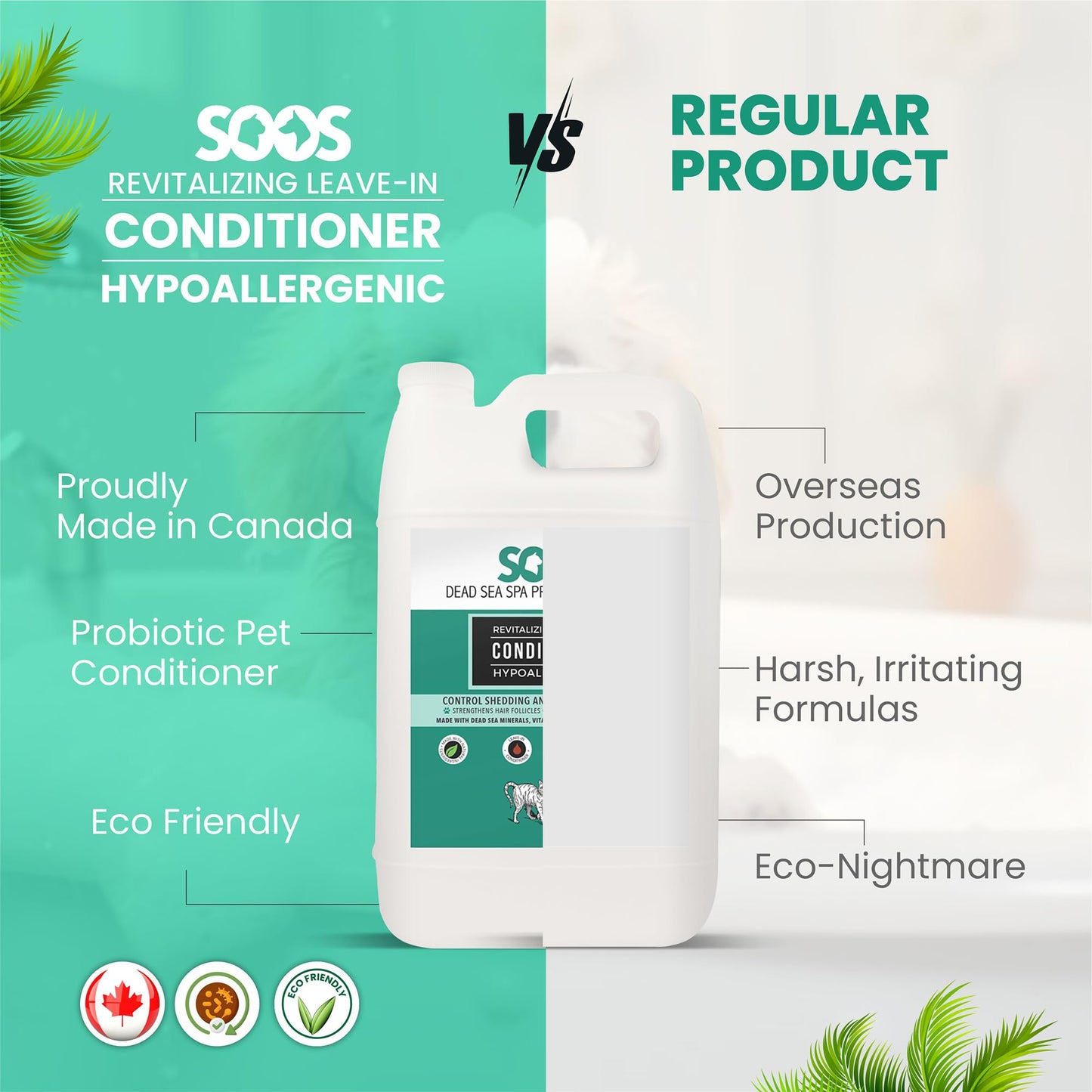 Natural Pet Conditioner For Soft Healthy Coats