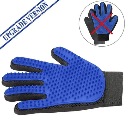 Silicone Pet Grooming Gloves For Shedding Control