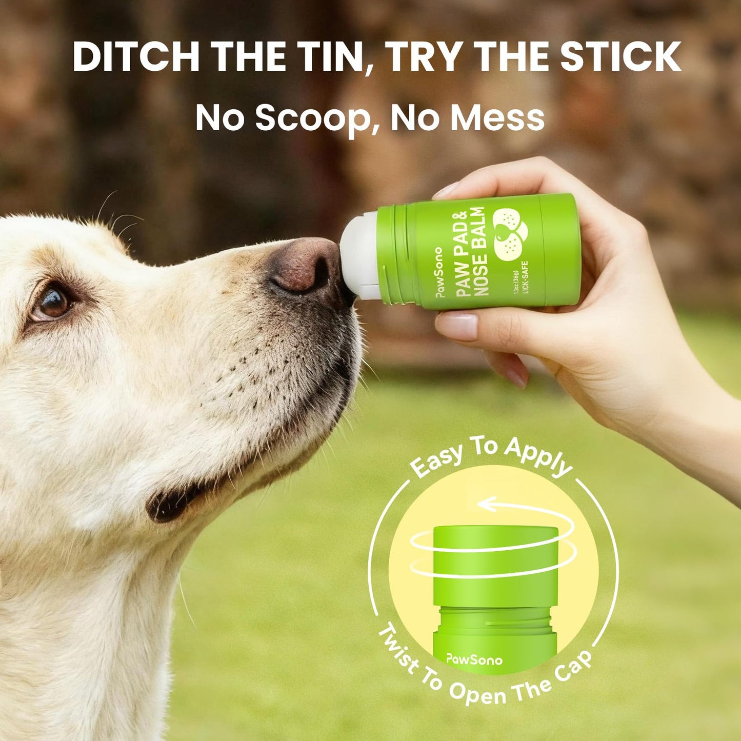 Lick-Safe Paw & Nose Balm For Dry Pads