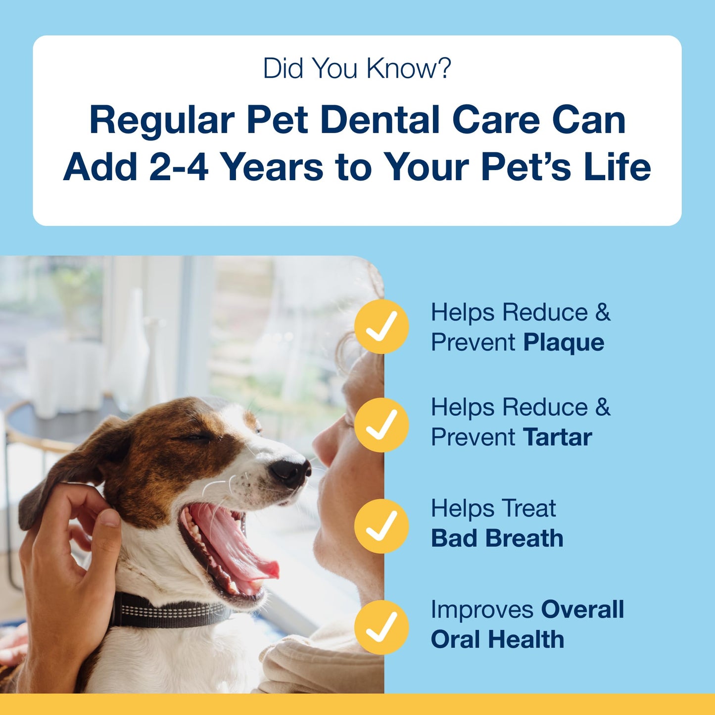 Pet Dental Powder For Plaque & Breath Support
