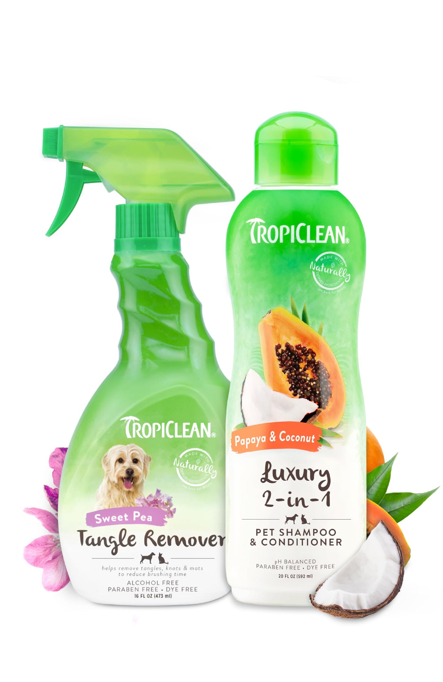 Natural Pet Detangler Spray For Smooth Coats