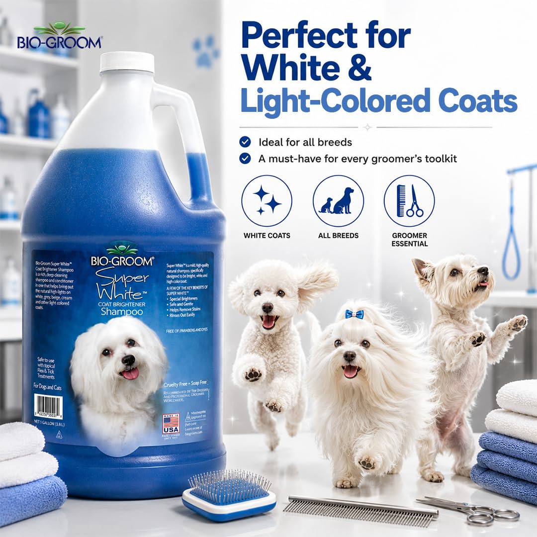 Bio-Groom Super White Pet Shampoo