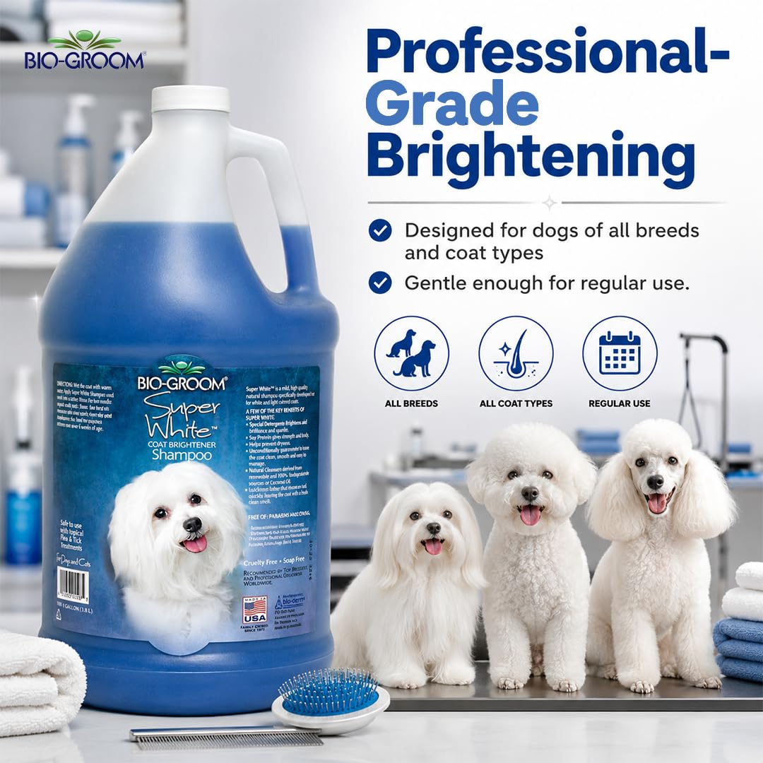 Bio-Groom Super White Pet Shampoo