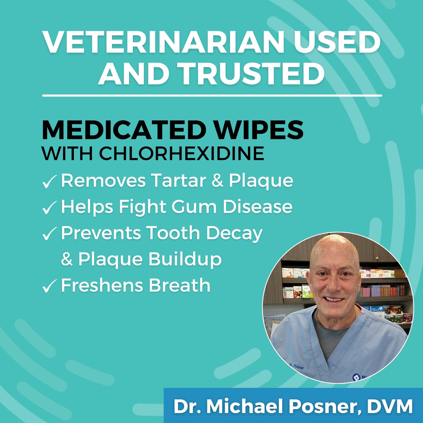 Nootie Medicated Dental Wipes for Dogs