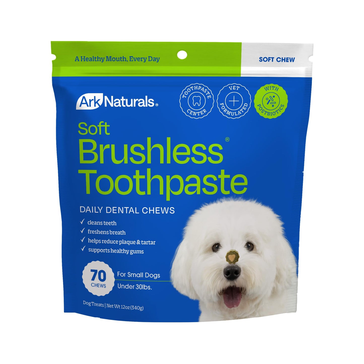 Brushless Dental Chews For Plaque & Fresh Breath