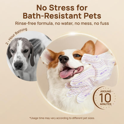 HICC PET Dog Bath Wipes Cleaning Deodorizing