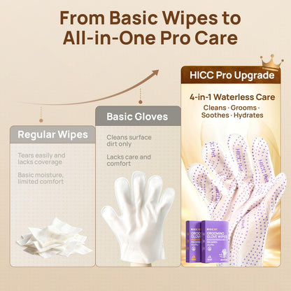 HICC PET Dog Bath Wipes Cleaning Deodorizing