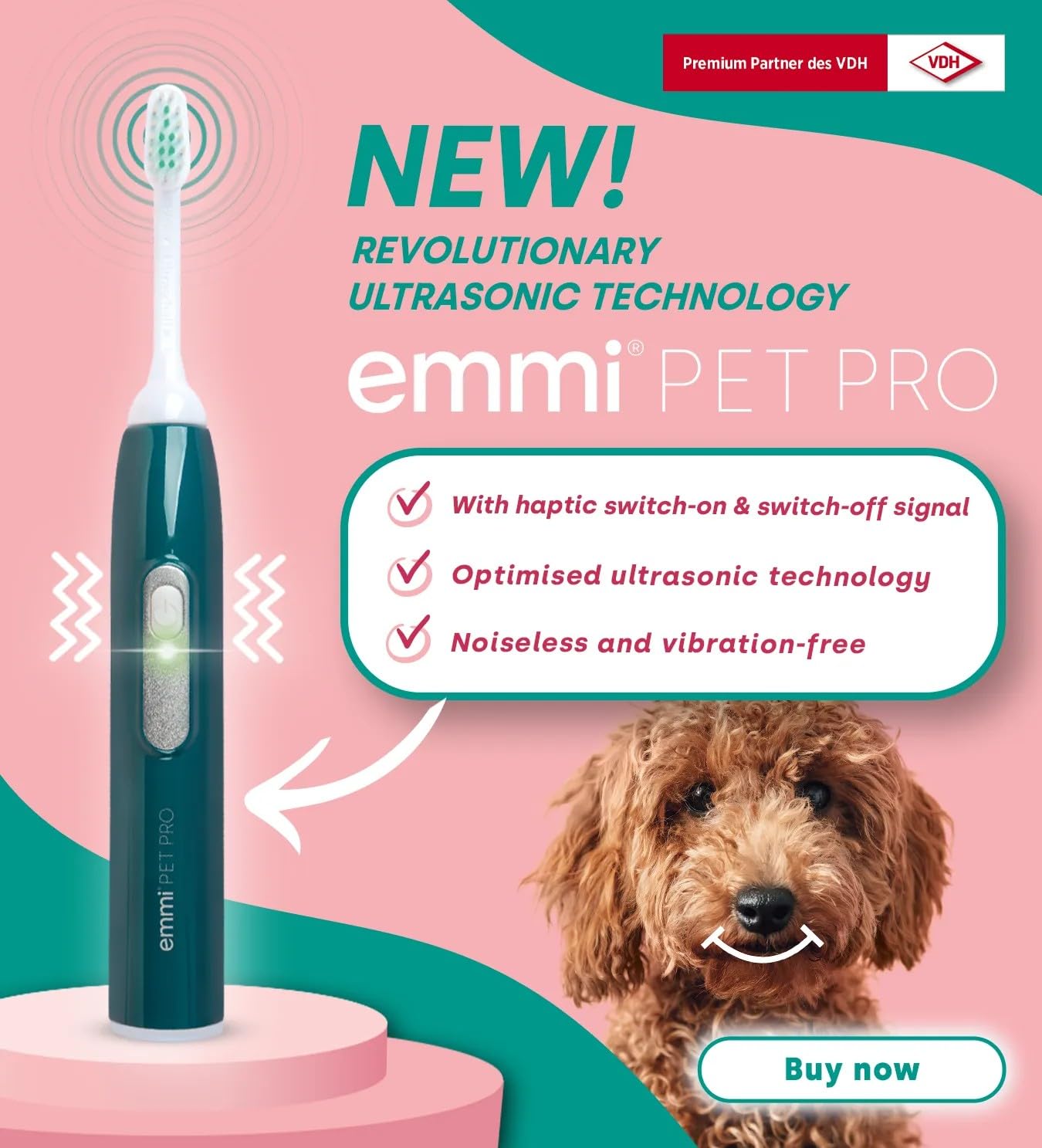 Ultrasonic Pet Toothbrush For Fresh Breath