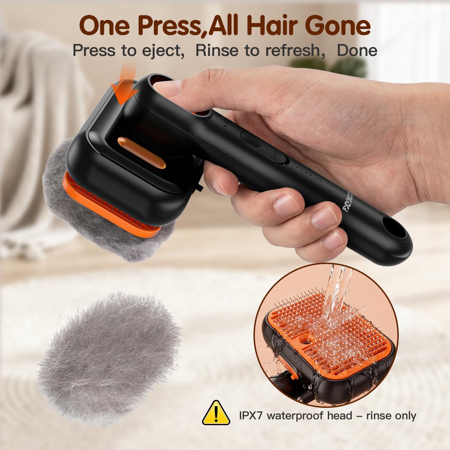Pet Deshedding Brush With Water Spray Comb
