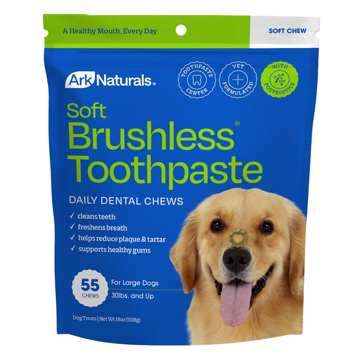 Brushless Dental Chews For Plaque & Fresh Breath
