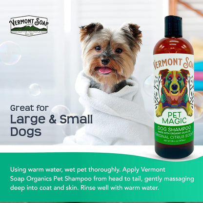 Organic Pet Shampoo For Sensitive Skin Care