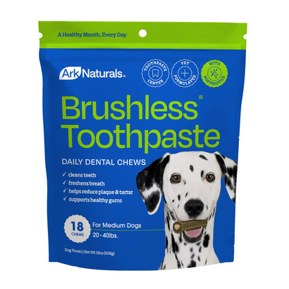 Brushless Dental Chews For Plaque & Fresh Breath