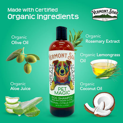 Organic Pet Shampoo For Sensitive Skin Care