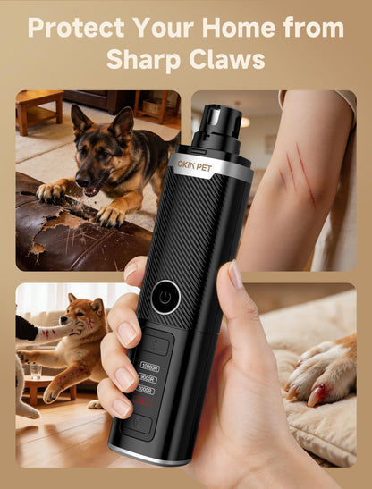 Quiet LED Pet Nail Grinder For Dogs & Cats