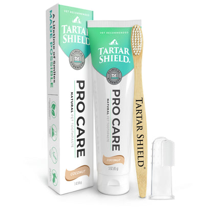 Natural Coconut Pet Toothpaste For Plaque Care