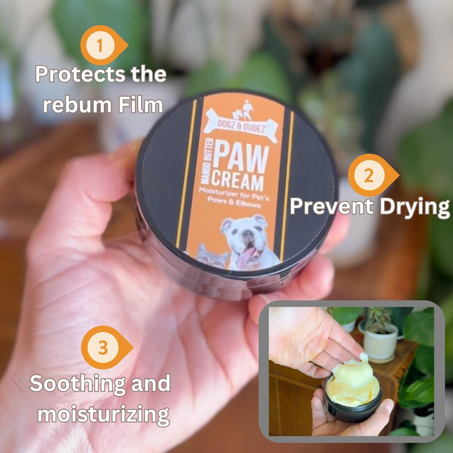Mango Butter Paw & Nose Balm For Pets