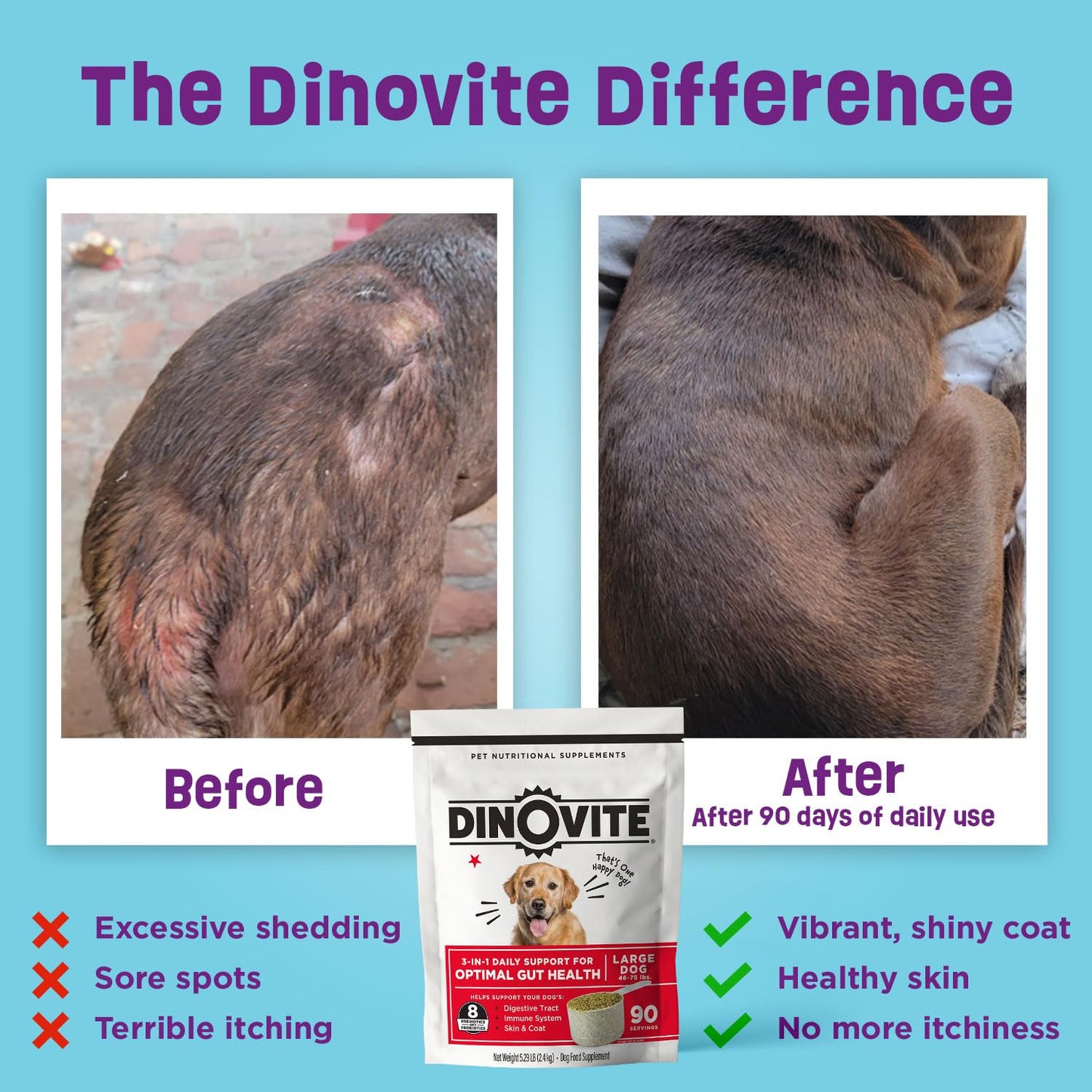 Probiotic & Omega-3 Supplement For Dogs