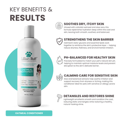 Calming Oatmeal Pet Conditioner For Dry Skin