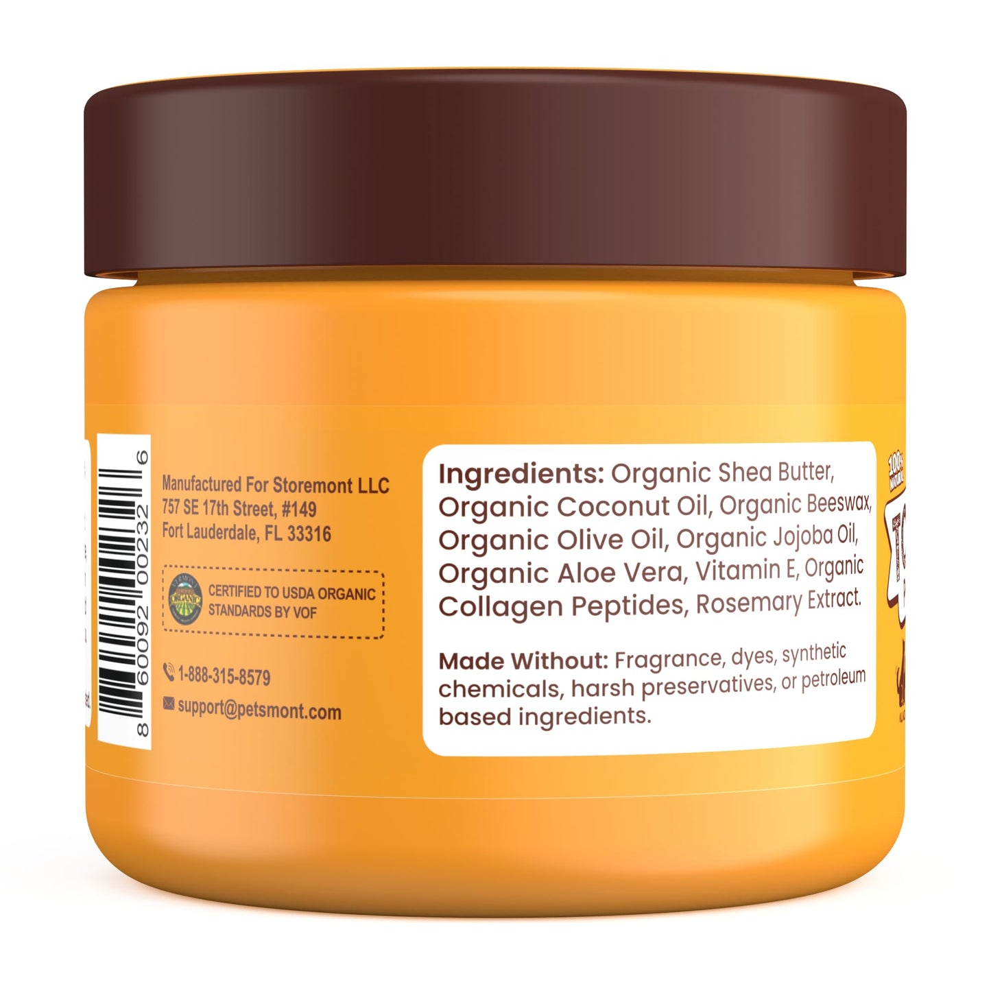 Organic Paw & Nose Balm For Dry Dog Skin