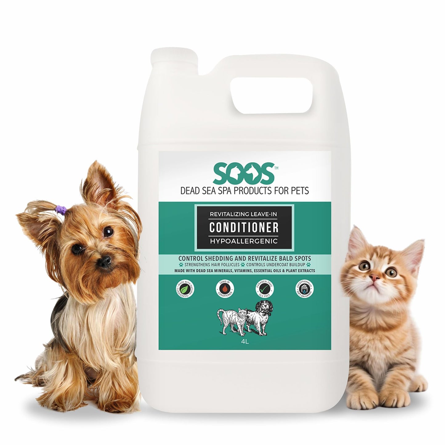 Natural Pet Conditioner For Soft Healthy Coats