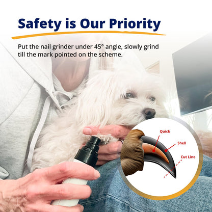 Silent Pet Nail Grinder For Stress-Free Grooming