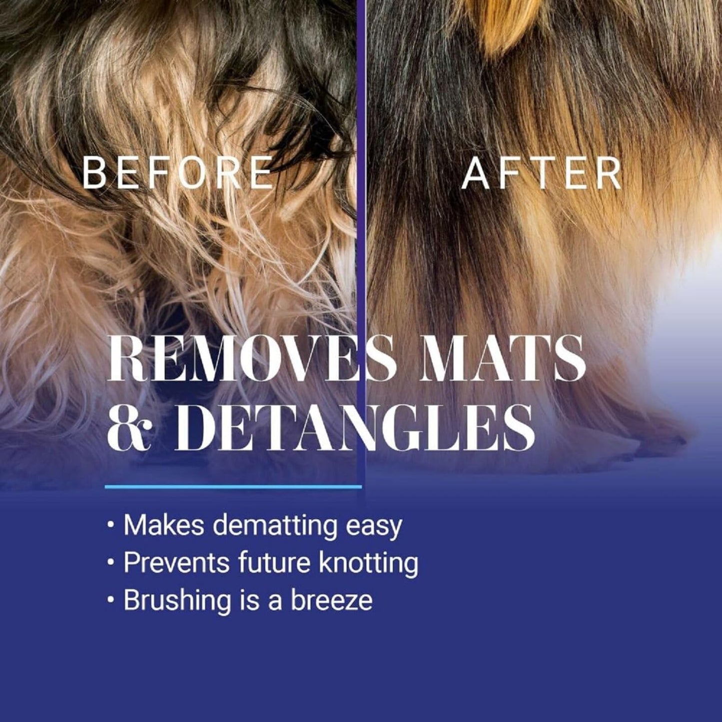 Professional Dog Detangling Spray For All Coats
