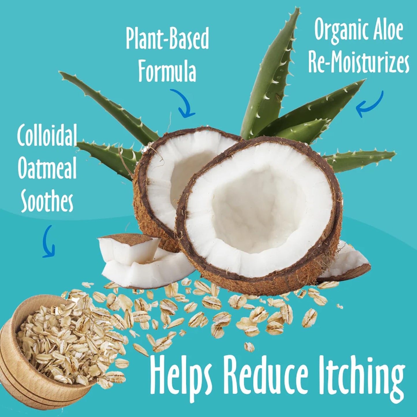 Oatmeal Aloe Pet Conditioner For Soft Coats